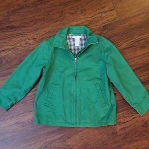 Janie and Jack Green Boys Preppy Casual Trendy Jacket Size 4-5